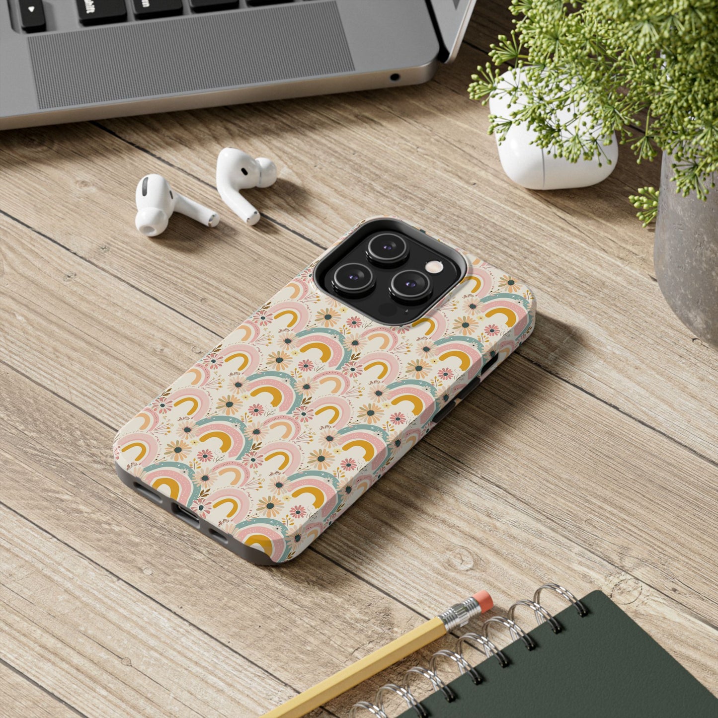 Phone Case - Muted Rainbow Design