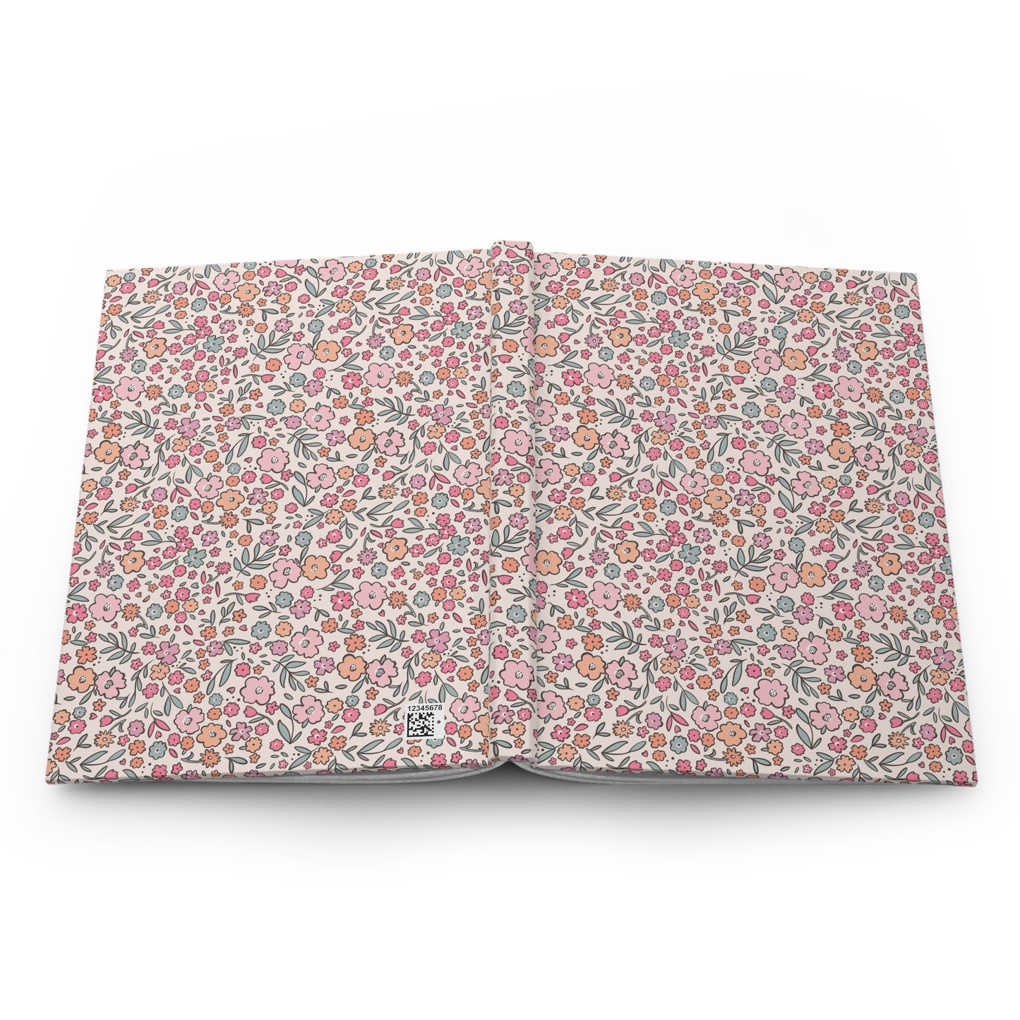 Floral Hardcover Journal - Pretty Notebook for Writing, Journal, Diary, Gift for Her, Creative Planner