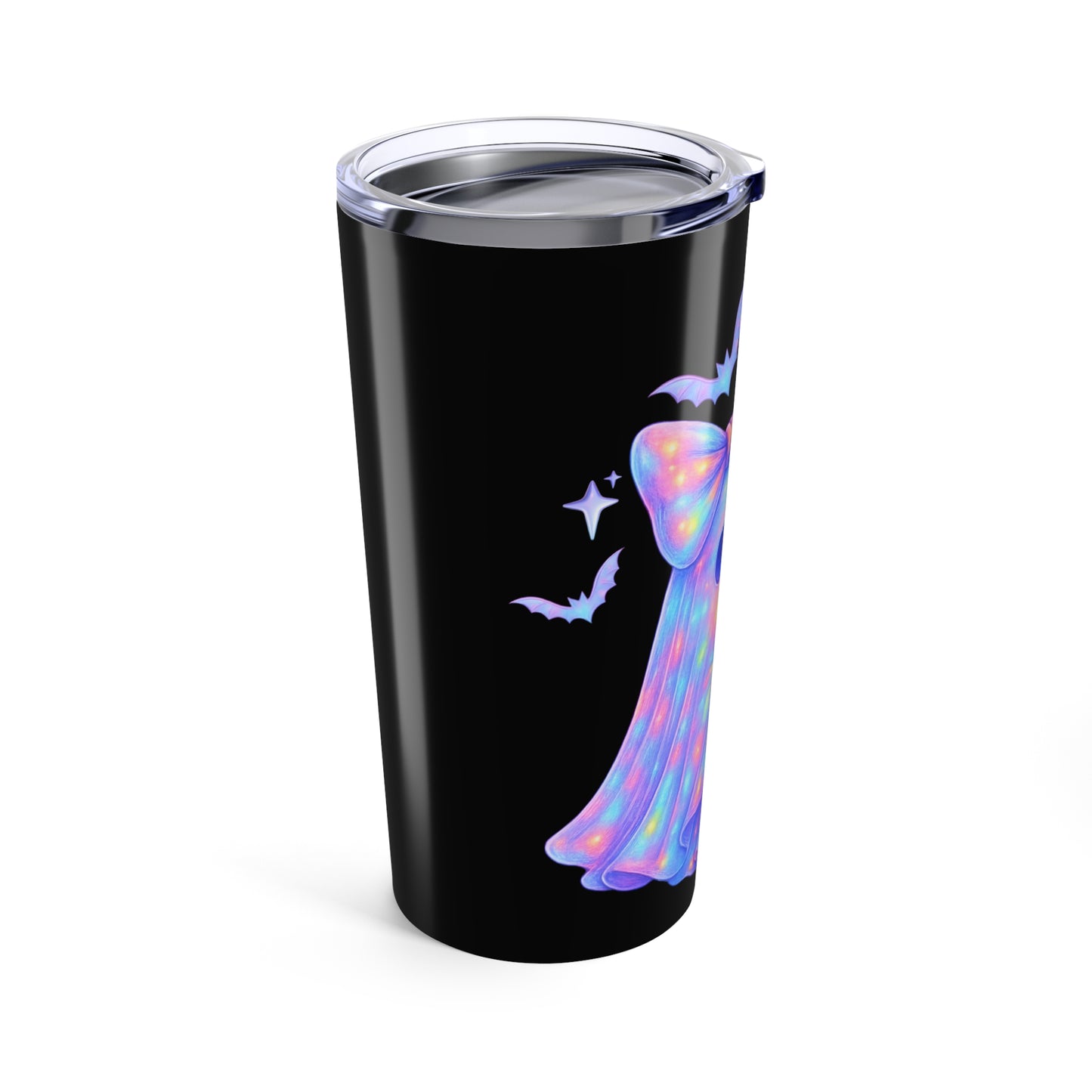 Ghostly Glow 20oz Tumbler | Cute Halloween Drinkware, Ghost Themed Mug, Spooky Decor, Perfect for Gifting, Party Accessory
