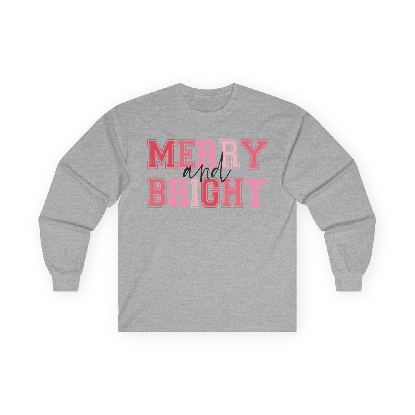 Merry and Bright Long Sleeve Tee