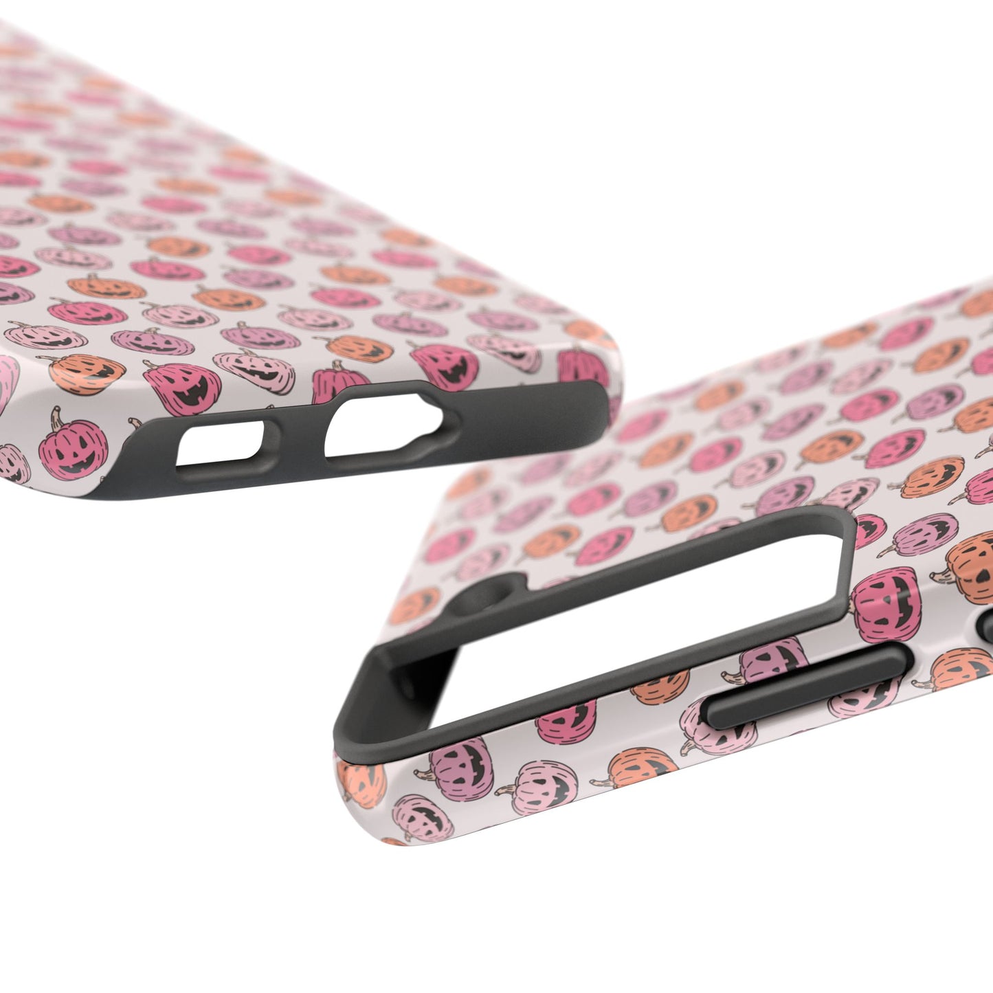 Cute Pumpkin Pattern Tough Phone Cases | Fall Decor, Halloween Accessories, Gifts for Her, Trendy Phone Protection