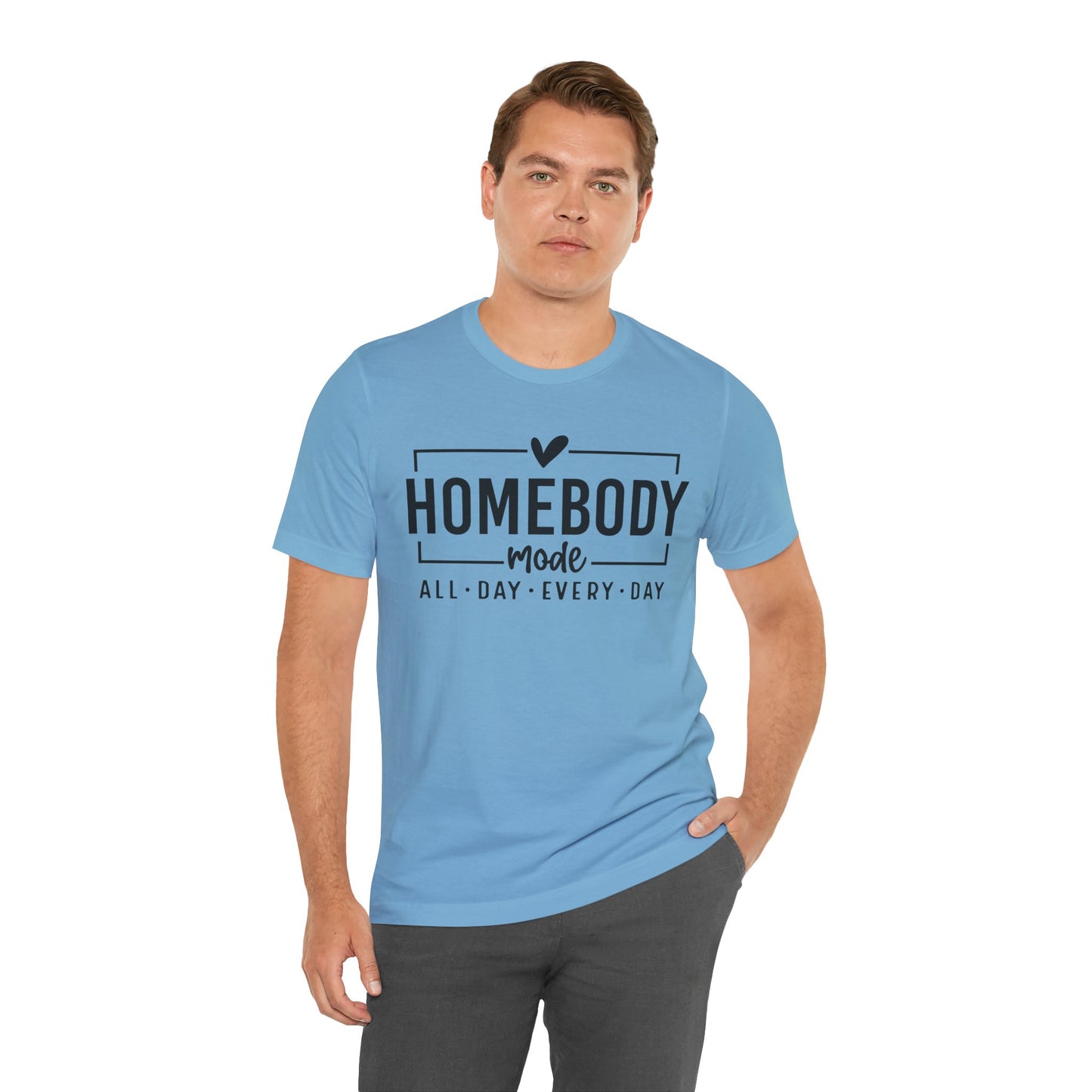 Homebody Mode Unisex Jersey Tee - Perfect for Cozy Days