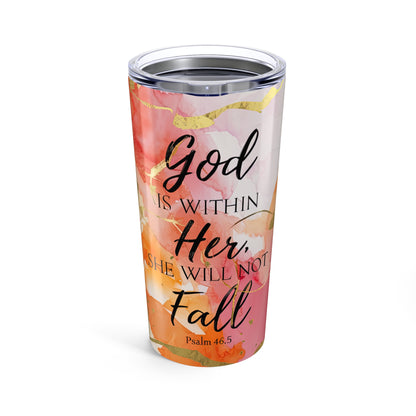 Inspirational Bible Verse Tumbler, 20 oz
