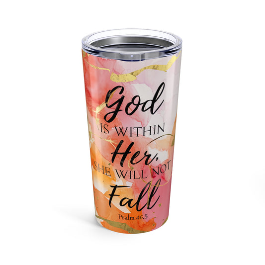 Inspirational Bible Verse Tumbler, 20 oz