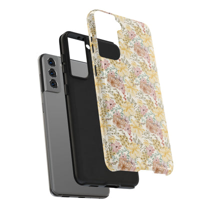 Floral Tough Phone Cases - Durable Protection, Stylish Accessories for Garden Lovers, Nature Enthusiasts, Birthdays, Holidays