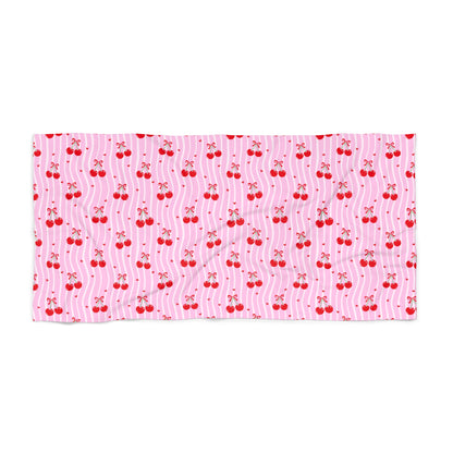 Cherry Pattern Beach Towel