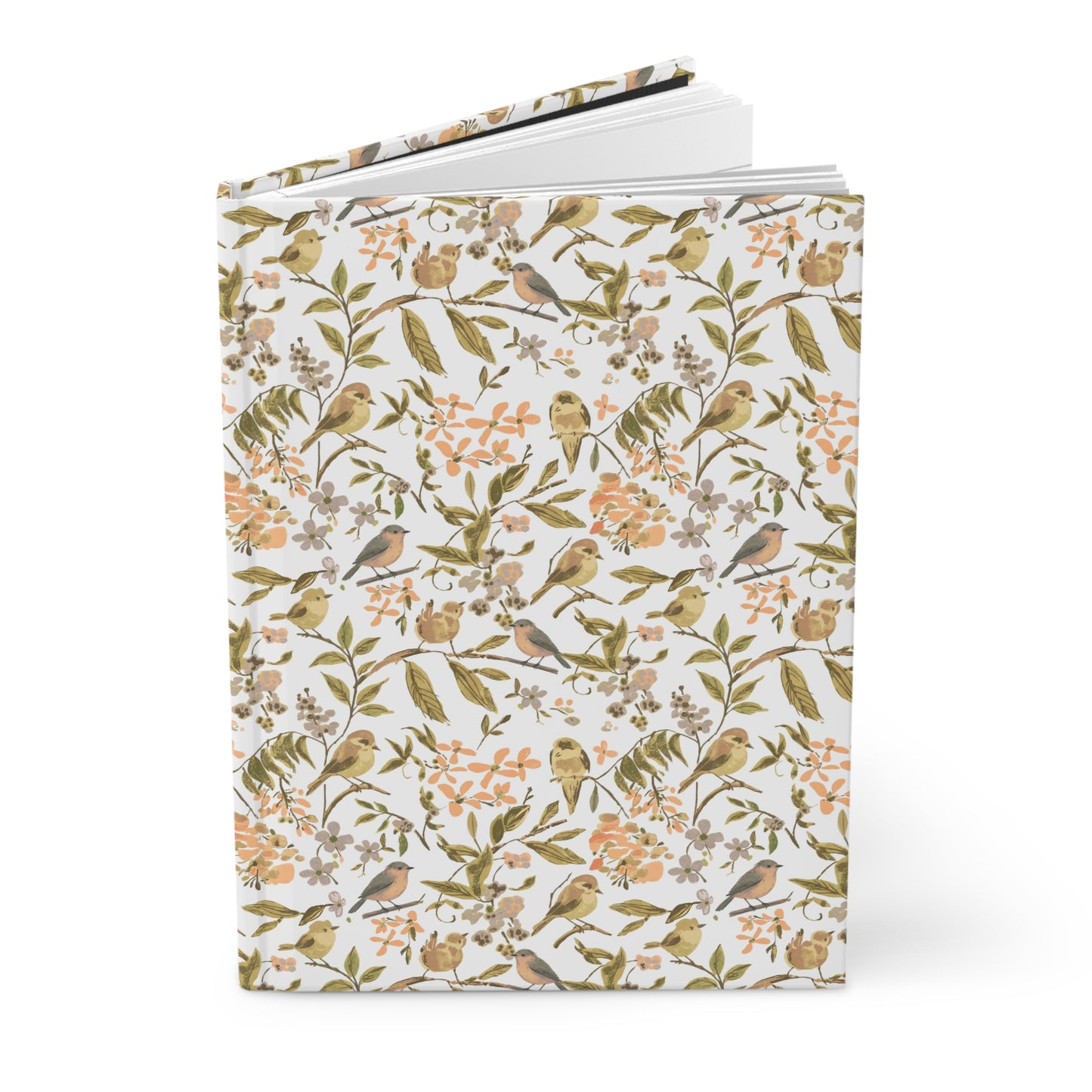 Floral Songbird Hardcover Journal