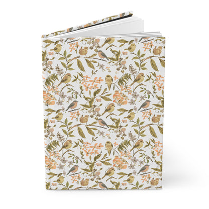 Floral Songbird Hardcover Journal