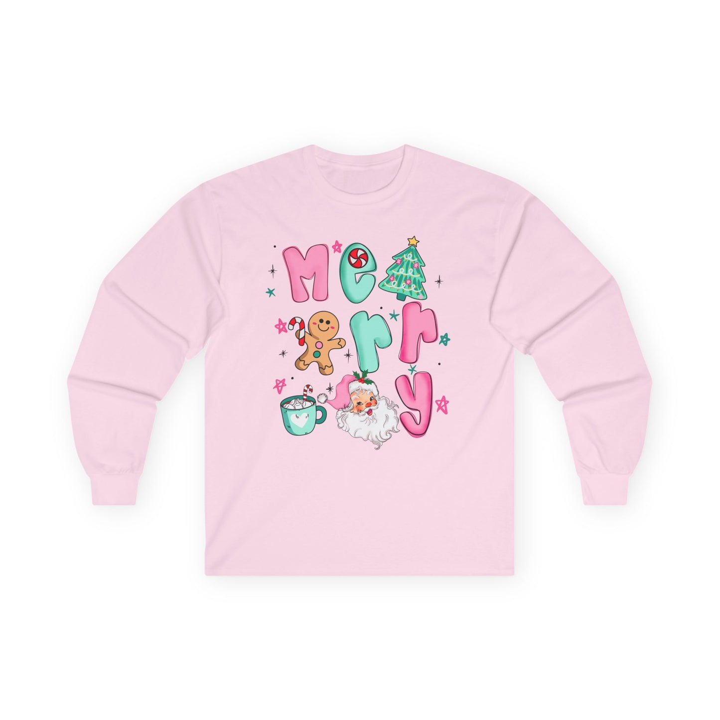 Merry & Bright Holiday Long Sleeve Tee