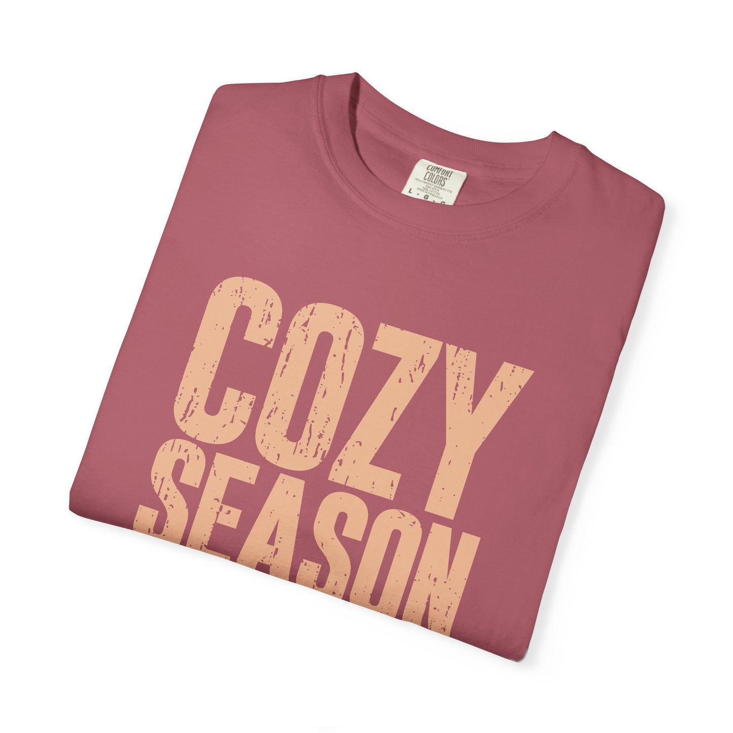 Cozy Season T-shirt for Autumn Vibes | Unisex Garment-Dyed Tee, Fall Apparel, Seasonal Fashion, Casual Wear, Gift Idea