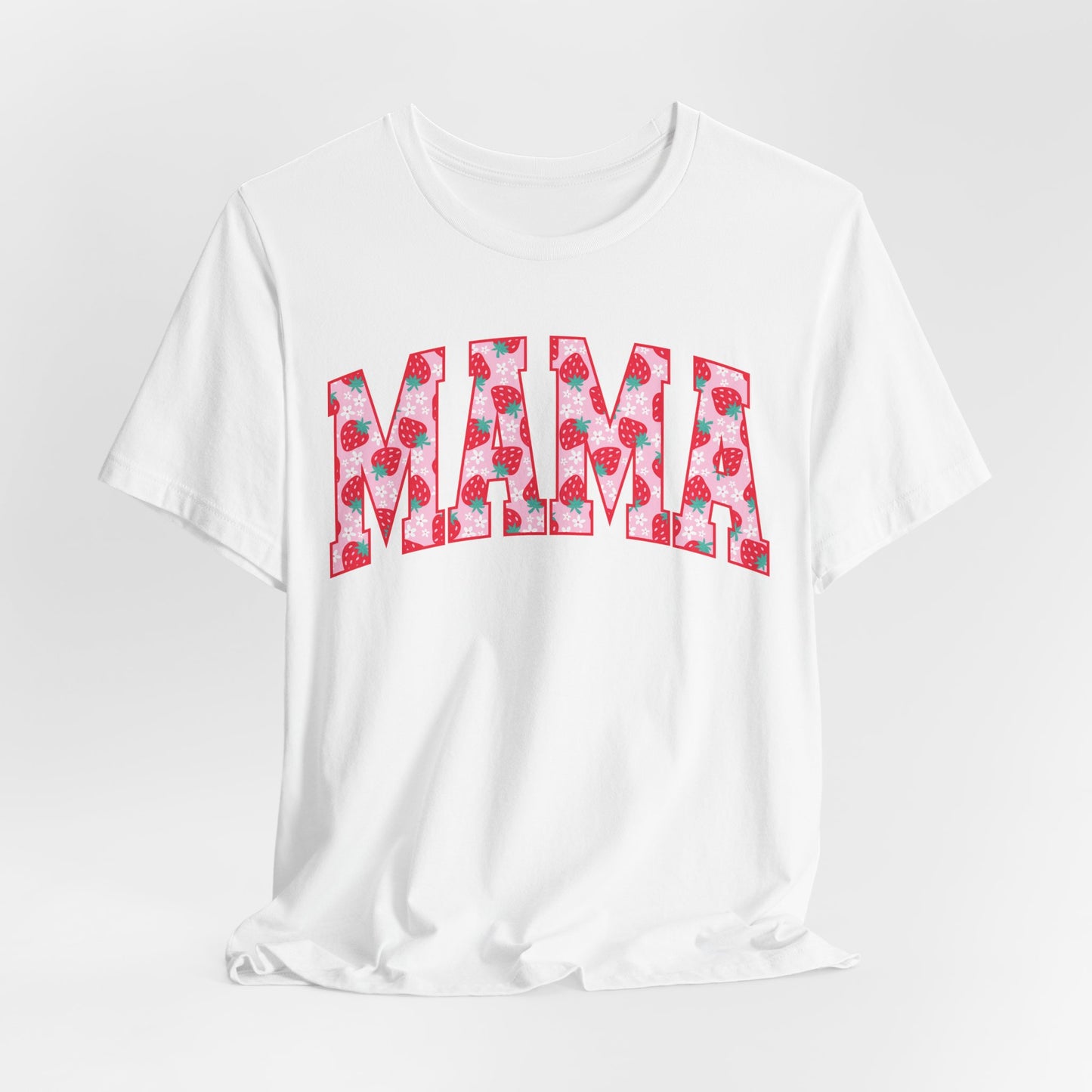 Mama Floral Print Unisex Jersey Tee - Perfect Gift for Moms