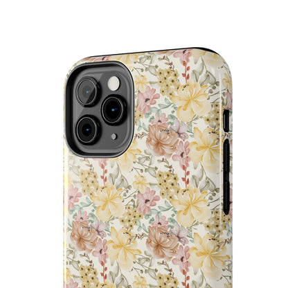 Floral Tough Phone Cases - Durable Protection, Stylish Accessories for Garden Lovers, Nature Enthusiasts, Birthdays, Holidays