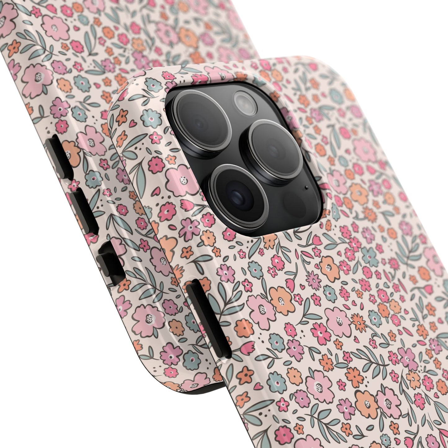 Floral Tough Phone Cases - Stylish Protection, Unique Gifts, Spring Decor, Flower Pattern, Durable Accessory