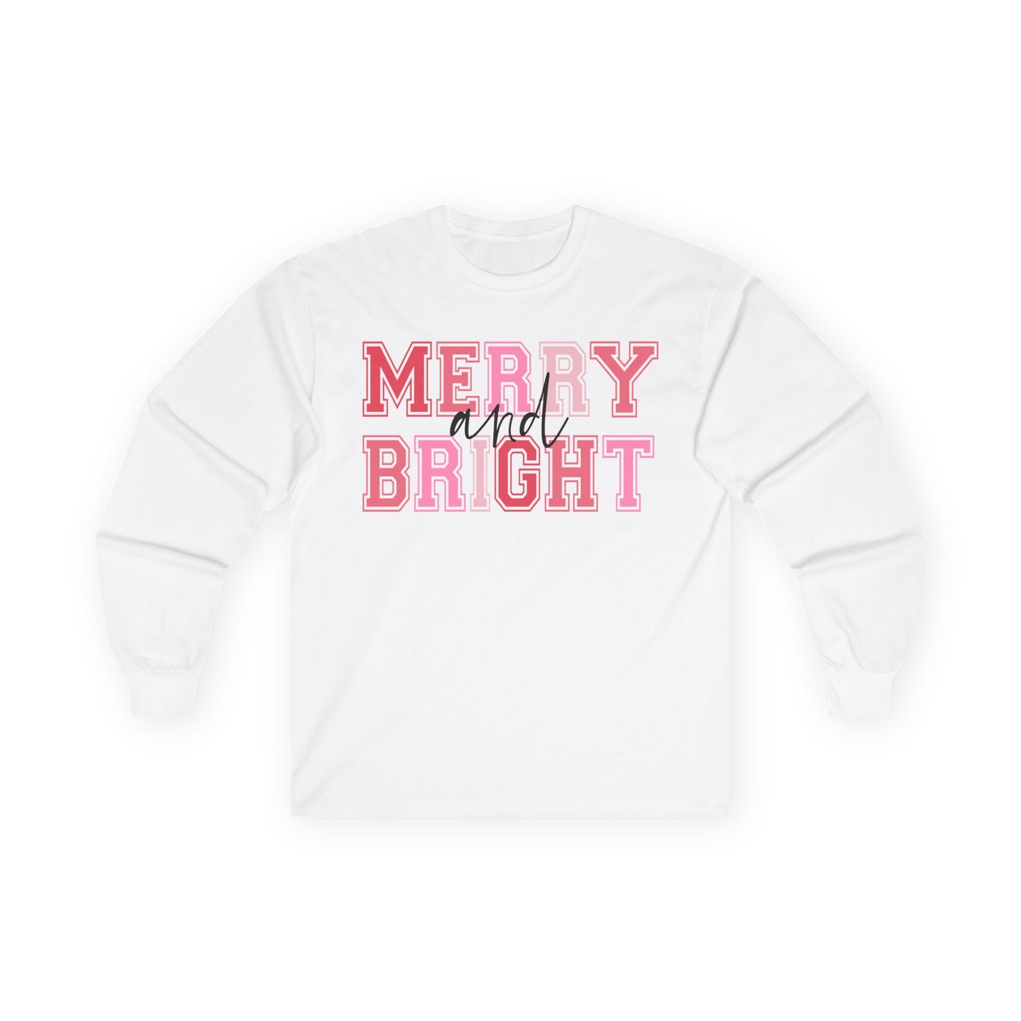 Merry and Bright Long Sleeve Tee