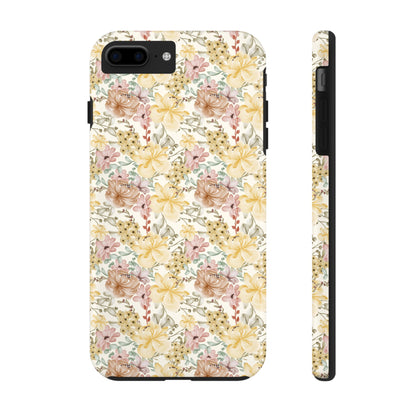 Floral Tough Phone Cases - Durable Protection, Stylish Accessories for Garden Lovers, Nature Enthusiasts, Birthdays, Holidays