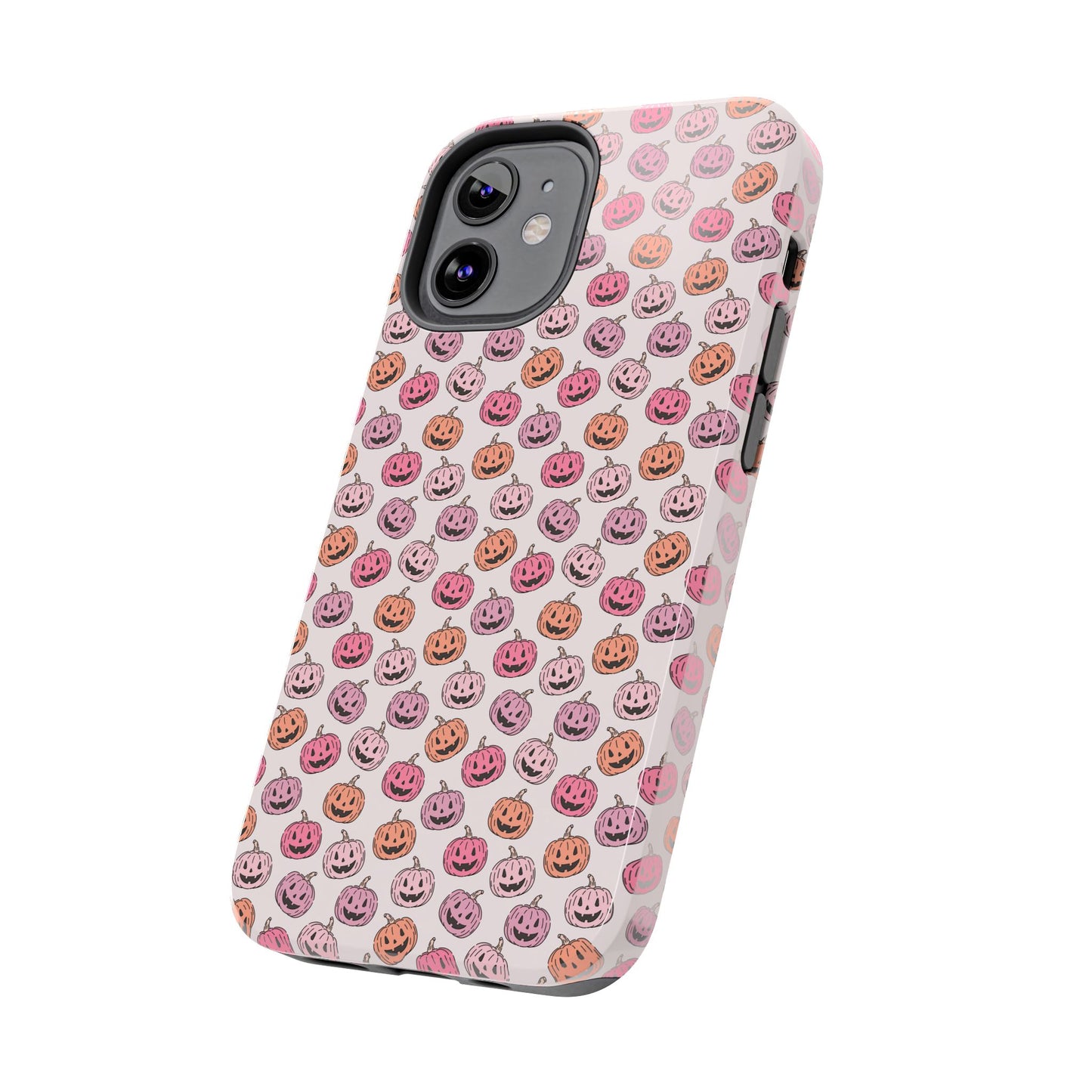Cute Pumpkin Pattern Tough Phone Cases | Fall Decor, Halloween Accessories, Gifts for Her, Trendy Phone Protection