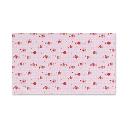 Floral Pink Kitchen Hand Towel