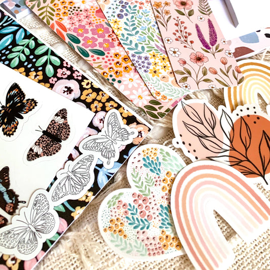 Lavender & Daisies Bookmark