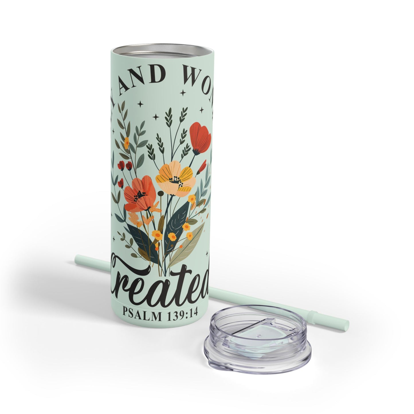 Bible Verse Skinny Tumbler, 20 oz