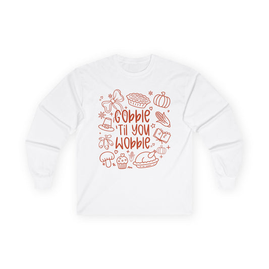 Thanksgiving Gobble Long Sleeve Tee