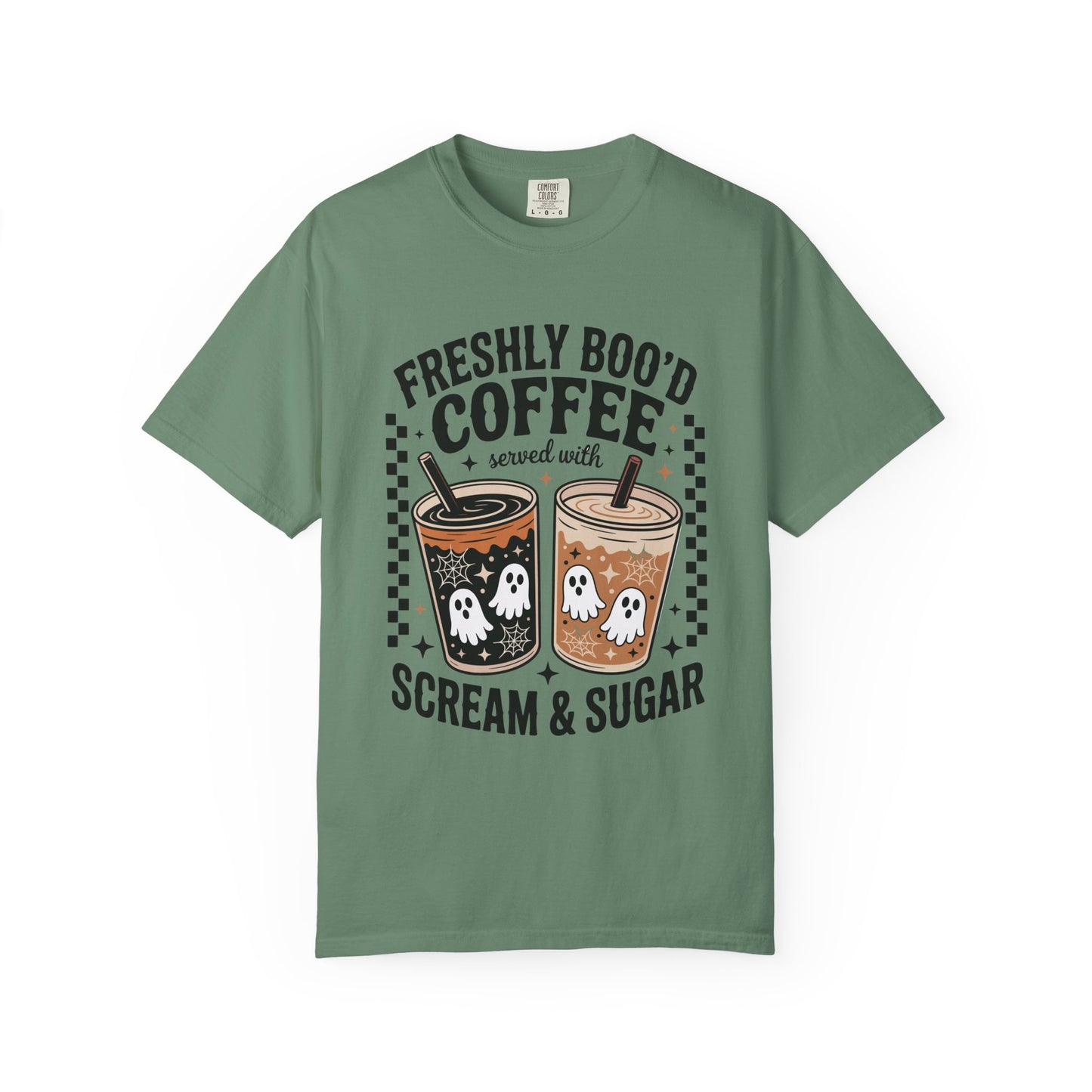 Coffee Themed Unisex T-Shirt - Freshly Boo'd Design for Halloween, Great for Fall, Gift for Coffee Lovers, Perfect for Casual Wear, [...]