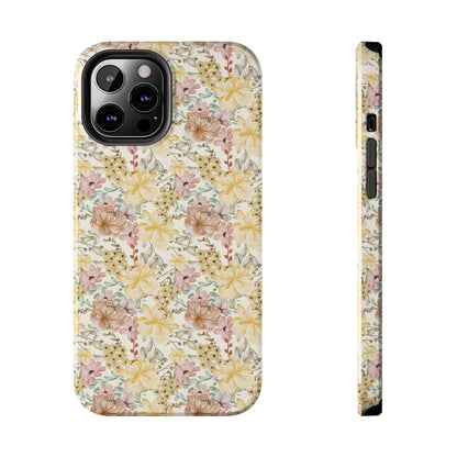 Floral Tough Phone Cases - Durable Protection, Stylish Accessories for Garden Lovers, Nature Enthusiasts, Birthdays, Holidays