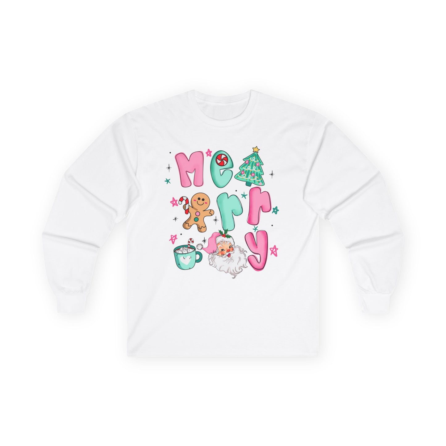 Merry & Bright Holiday Long Sleeve Tee