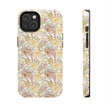 Floral Tough Phone Cases - Durable Protection, Stylish Accessories for Garden Lovers, Nature Enthusiasts, Birthdays, Holidays