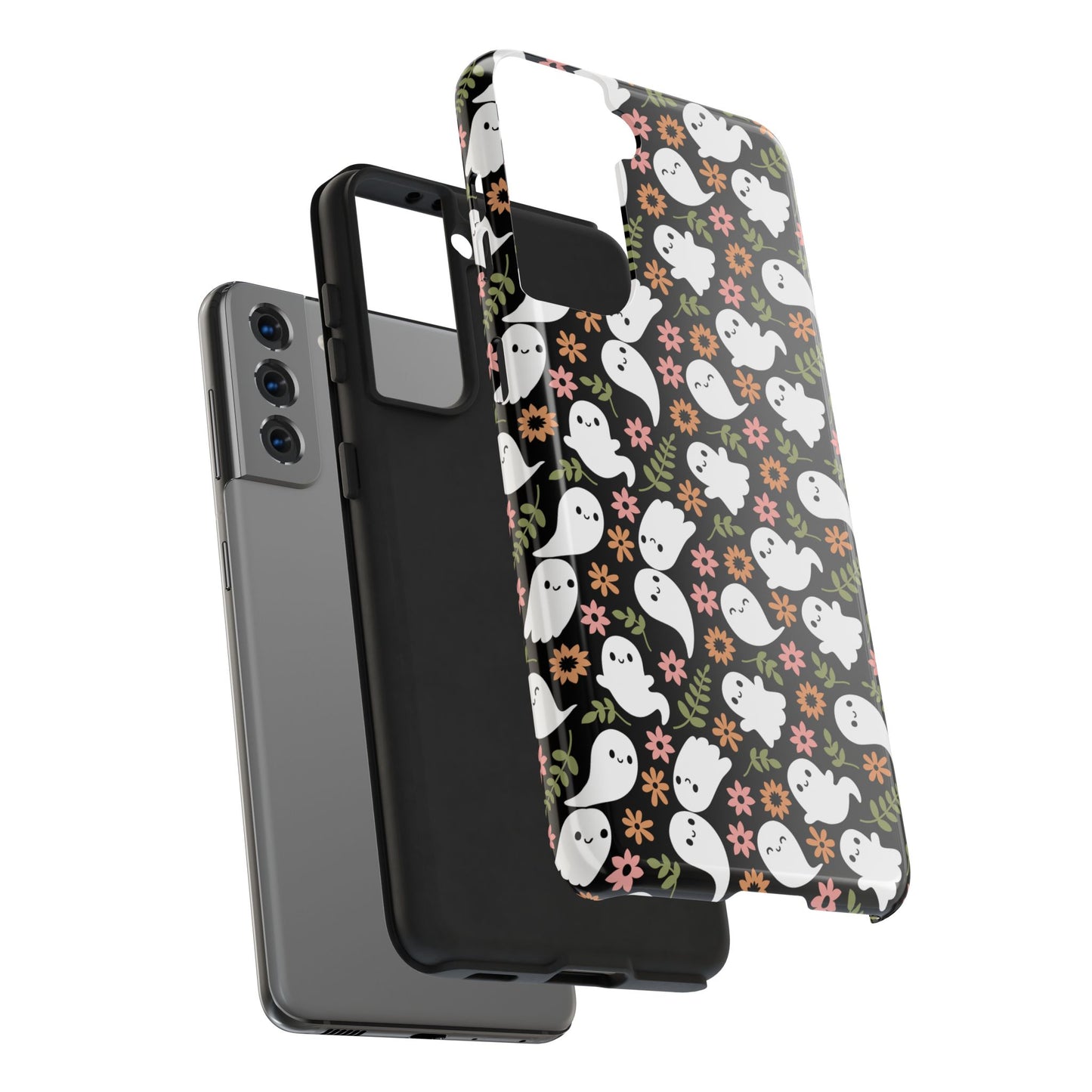 Cute Ghosts Tough Phone Cases | Spooky Fun Protection | Halloween Gift | Trendy Cell Phone Cover