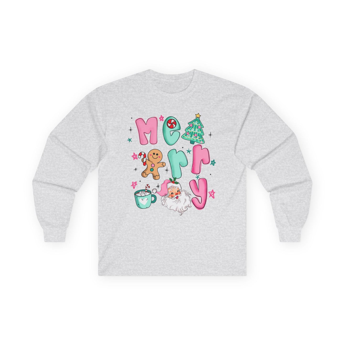 Merry & Bright Holiday Long Sleeve Tee