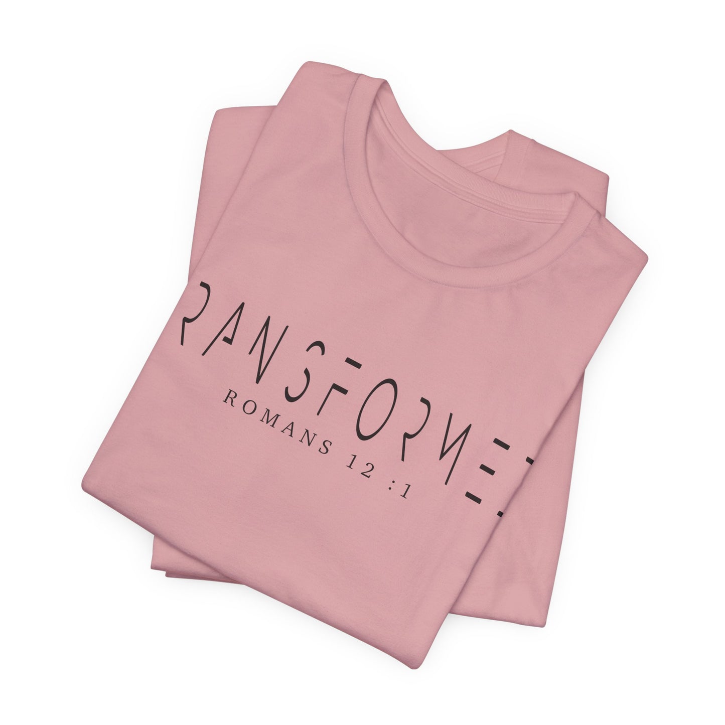 Transformed Tee - Romans 12:1 Inspirational Unisex Jersey Short Sleeve Shirt