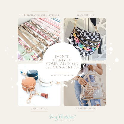 Zipper Bag – 3 Colors, Removable Strap, Stylish