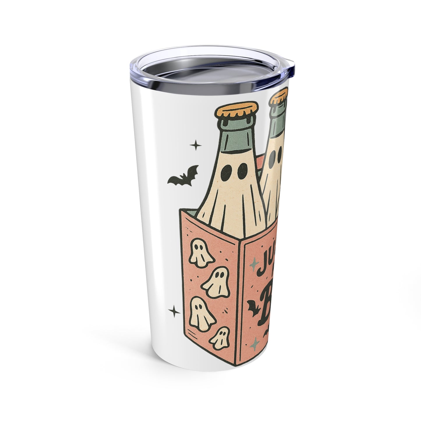 Spooky Halloween Tumbler, Just Here for the Boo's, Fun and Festive Drinkware, Perfect for Fall Parties, Halloween Gifts, Trick or Treat