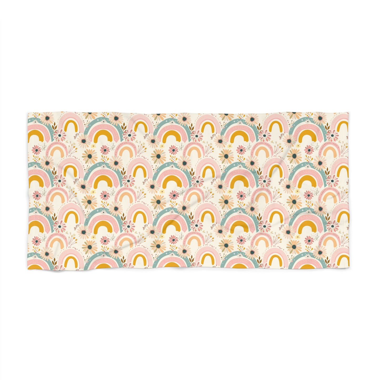 Boho Rainbow Towel