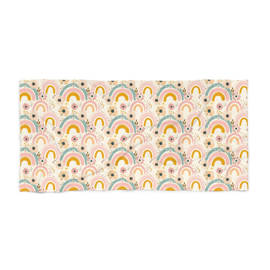 Boho Rainbow Towel