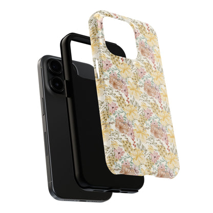 Floral Tough Phone Cases - Durable Protection, Stylish Accessories for Garden Lovers, Nature Enthusiasts, Birthdays, Holidays