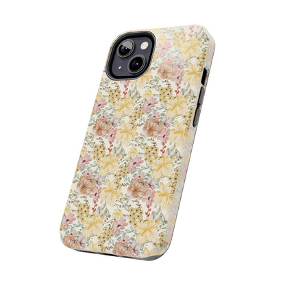 Floral Tough Phone Cases - Durable Protection, Stylish Accessories for Garden Lovers, Nature Enthusiasts, Birthdays, Holidays