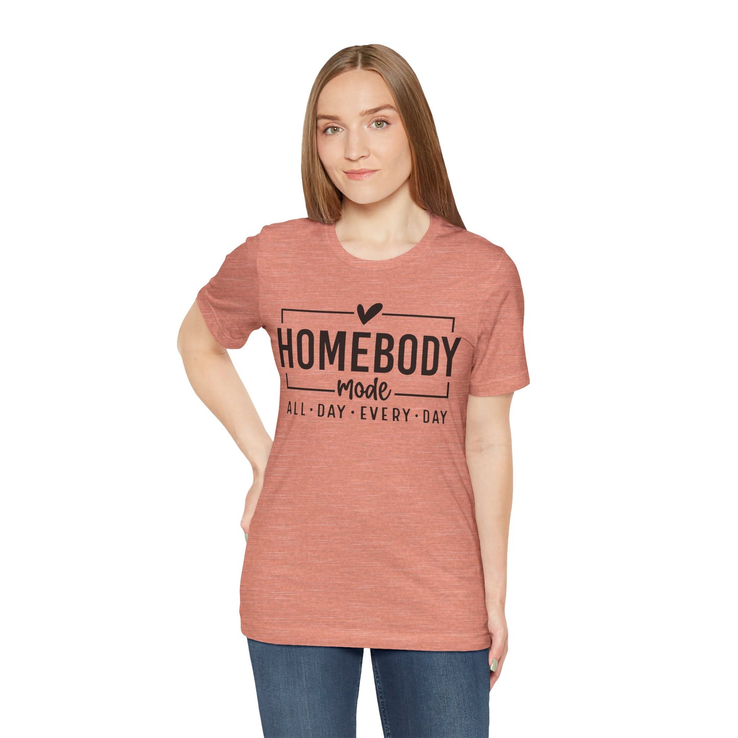 Homebody Mode Unisex Jersey Tee - Perfect for Cozy Days