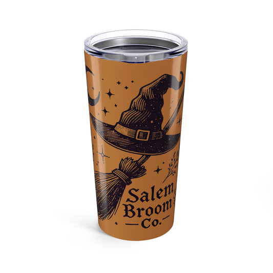 Halloween-Themed 20oz Tumbler, Salem Broom Co Witch Hat Design, Perfect for Fall Parties, Gift for Witch Lovers, Travel Mug, Fun [...]