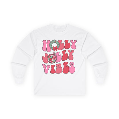 Holly Jolly Vibes Long Sleeve Tee