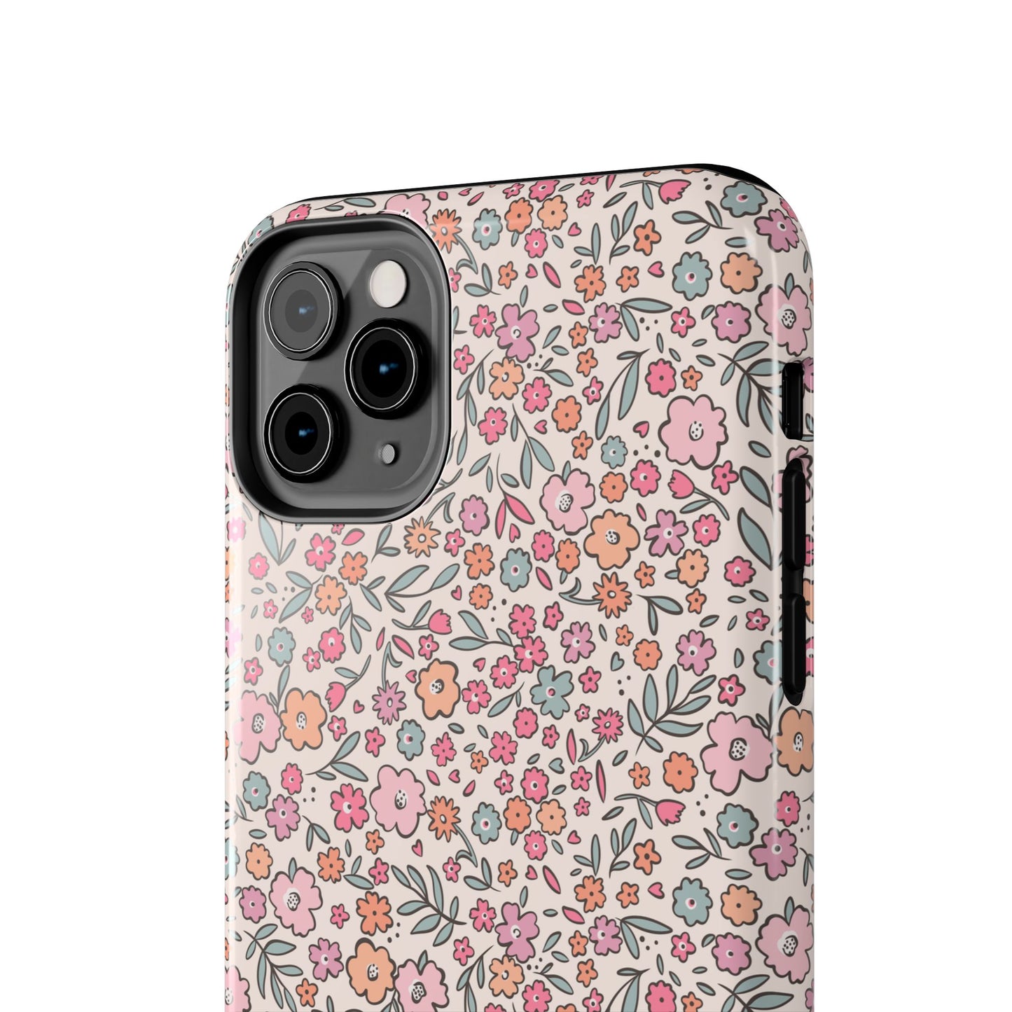 Floral Tough Phone Cases - Stylish Protection, Unique Gifts, Spring Decor, Flower Pattern, Durable Accessory