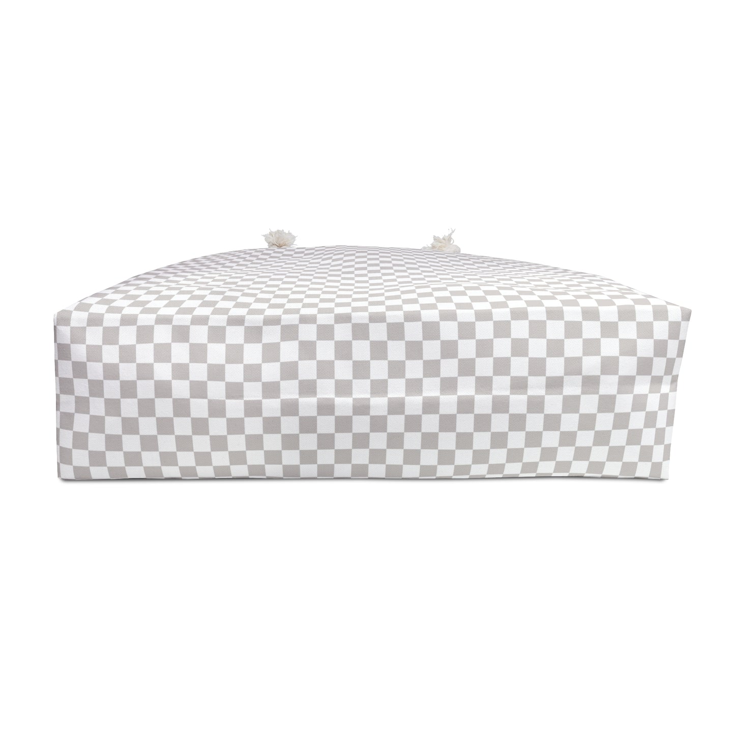 Gray and White Checkered Stylish Weekender Bag - Perfect for Travel and Getaways