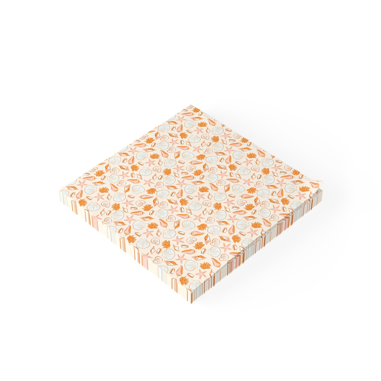 Seashell Note Pads - Coastal Decor, Beach Lover Gift, Stationery Set, Memo Pads for Journaling, Office Supplies
