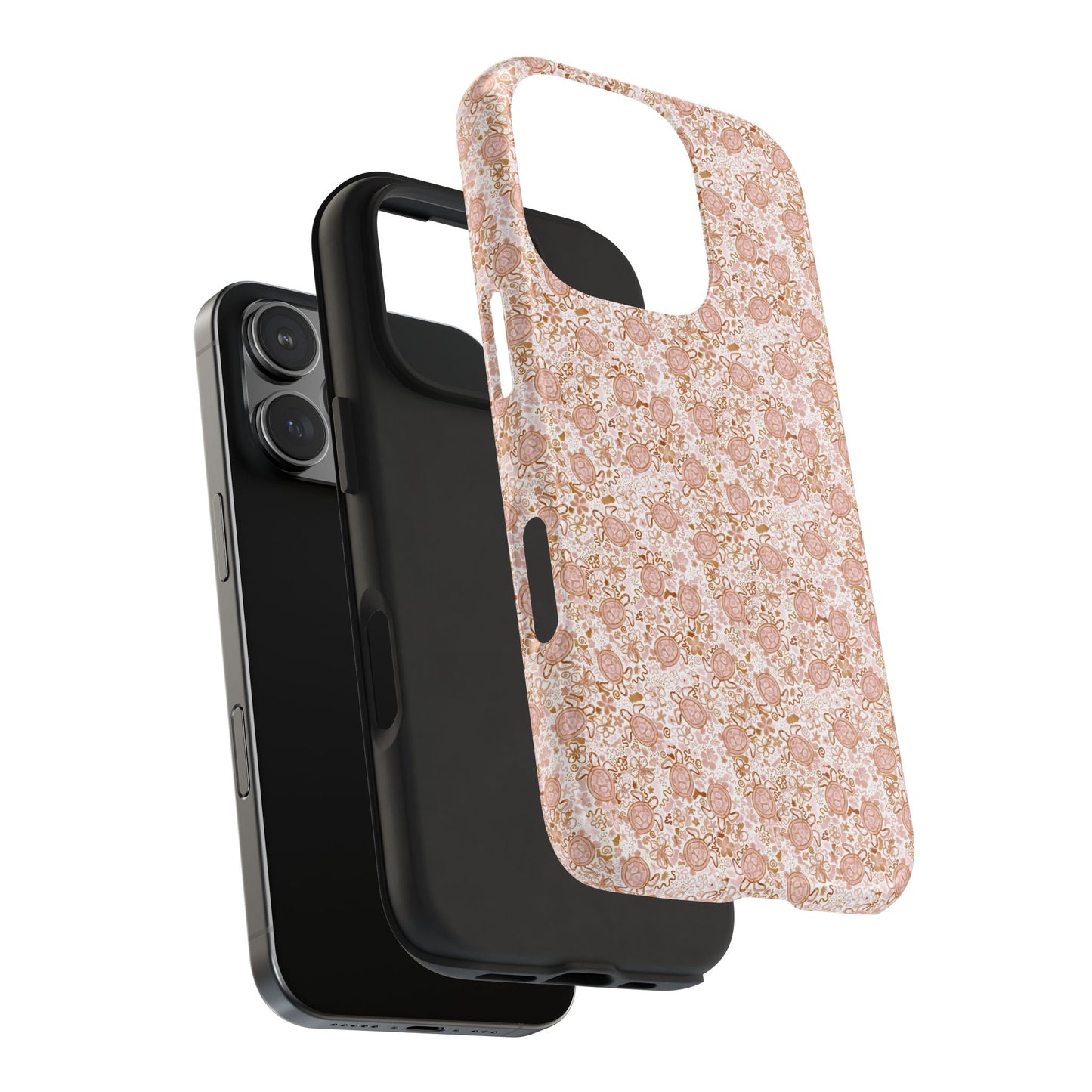 Tough Phone Case - Boho Turtle Design 🐢