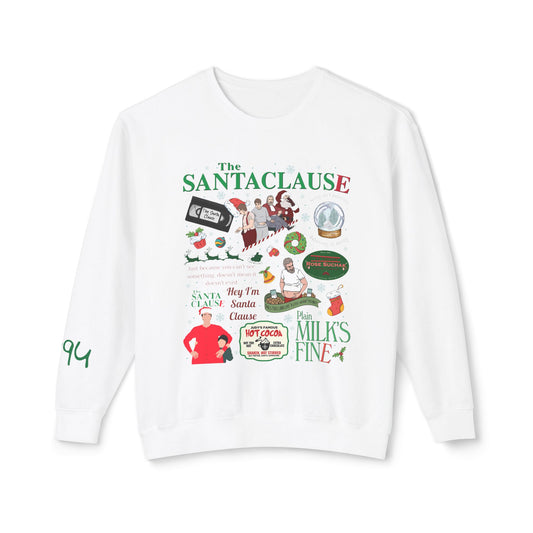 The Santa Clause Unisex Sweatshirt, Christmas Crewneck Jumper, Holiday Pullover, Festive Xmas Top, Winter Apparel