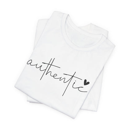 Authentic Unisex Short Sleeve Tee - Embrace Your True Self