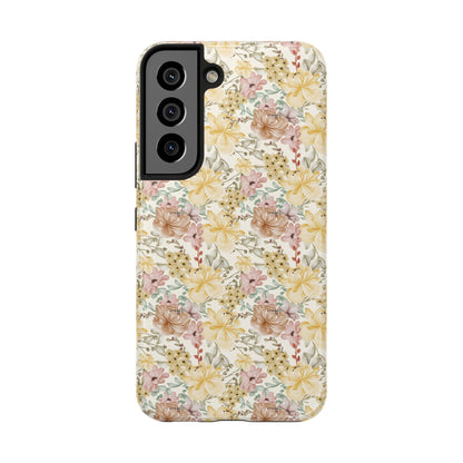 Floral Tough Phone Cases - Durable Protection, Stylish Accessories for Garden Lovers, Nature Enthusiasts, Birthdays, Holidays