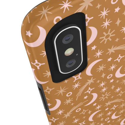 Celestial Tough Phone Cases - Starry Night, Astrology, Boho Chic, Gift for Her, Moon Phase Design