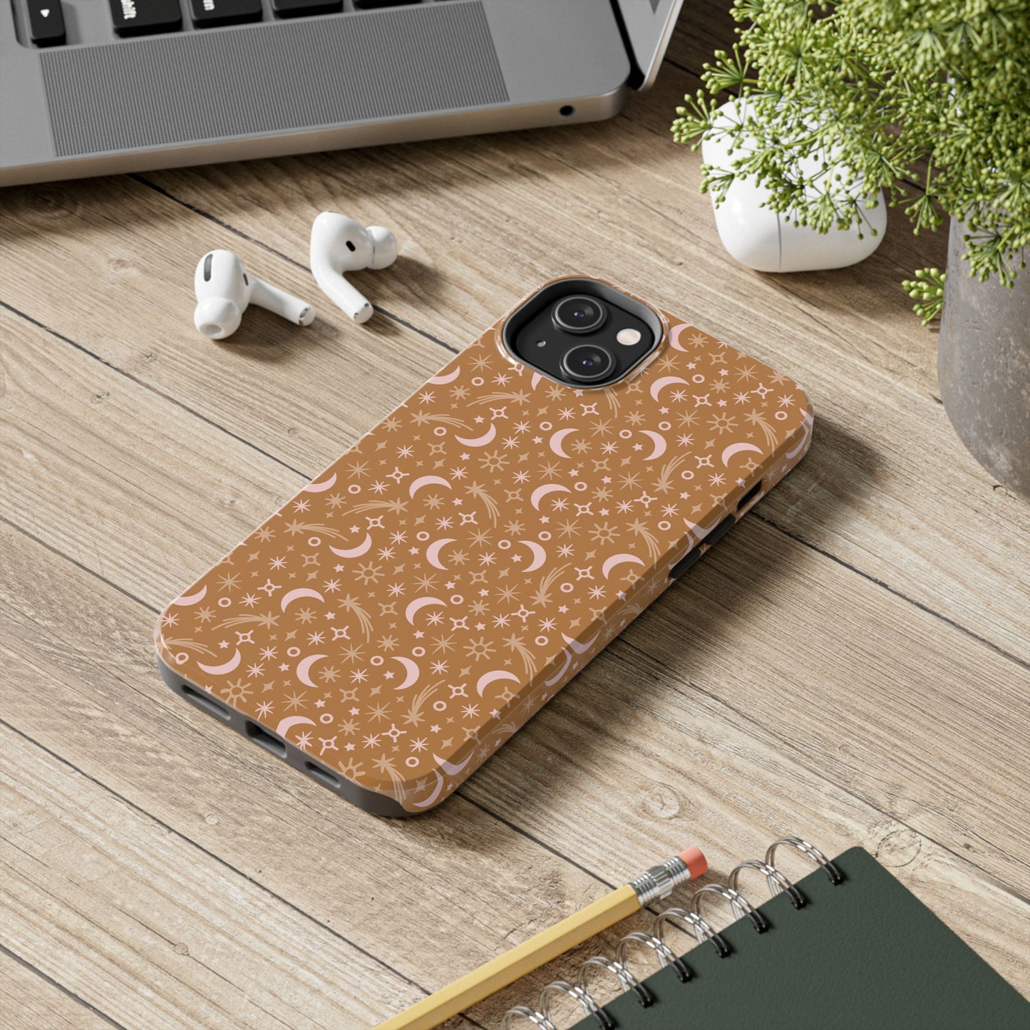 Celestial Tough Phone Cases - Starry Night, Astrology, Boho Chic, Gift for Her, Moon Phase Design