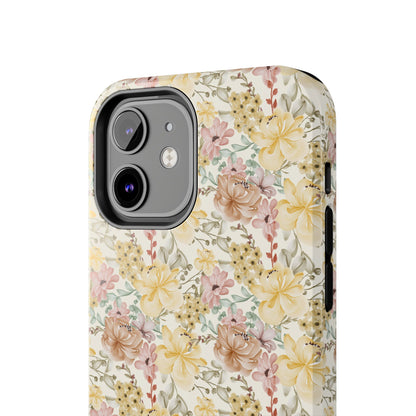 Floral Tough Phone Cases - Durable Protection, Stylish Accessories for Garden Lovers, Nature Enthusiasts, Birthdays, Holidays